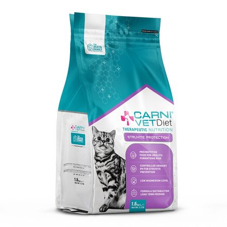 Carni Vet Diet Cat Struvite Protection сухой корм для кошек профилактика струвитов диетический с курицей - 15 кг 2979₽