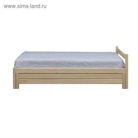Кровать с выдвижным спальным местом 2 в 1, 800×2000 мм, 800×1900 мм, массив, без покрытия купить недорого
