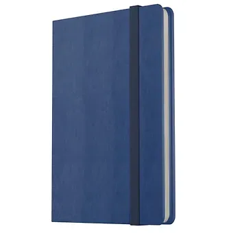 Книга для записей А4- 96л кл. "Joy Book. Летние сумерки" иск.кожа, тонир.блок, скругл.углы, ляссе, резинка