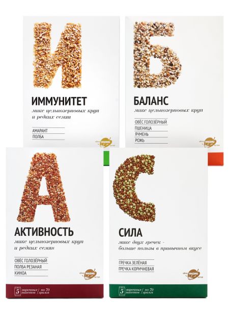 Смесь круп "Образ жизни Алтая", 4 шт.