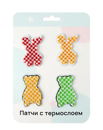 Нашивки Мишки, Зайки (термонаклейки)