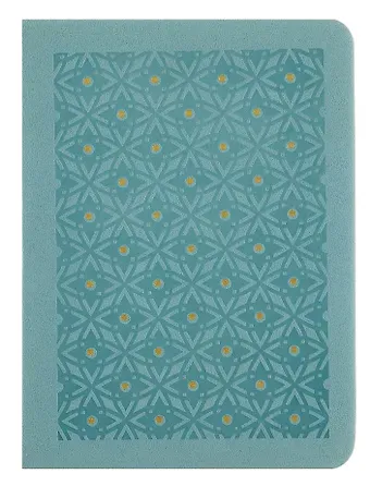 Записная книжка А6 80л кл. "GALLERY. Мятный (NEW)" иск.кожа с поролоном, термотиснение, ляссе, скругл.углы, инд.уп.