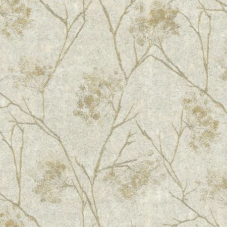 Обои Emiliana Parati Damasco Reale 73423 Винил на флизелине 1061005 БежевыйЗолото ЛистьяЦветы 11200₽
