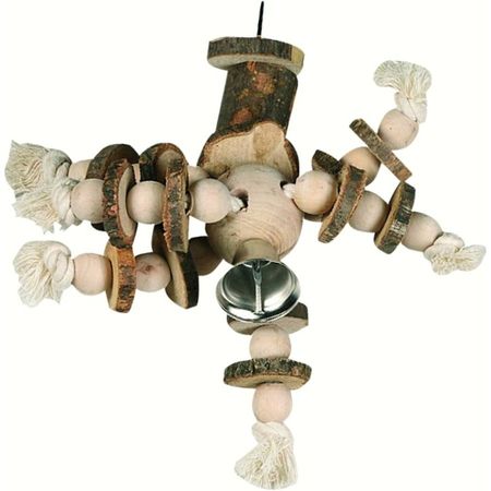 Flamingo игрушка для птиц деревянная с колокольчиком - 29 см 913₽