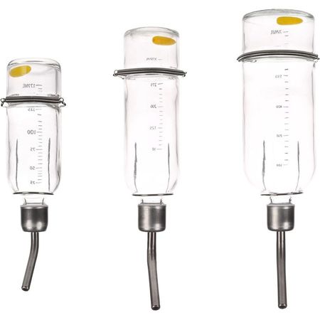 Flamingo поилка для грызунов стеклянная - 400 мл 827₽