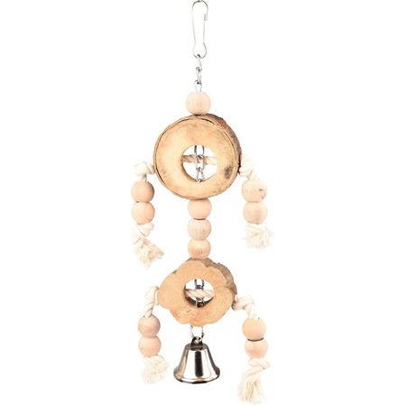 Flamingo игрушка для птиц деревянная с колокольчиком - 37 см 671₽