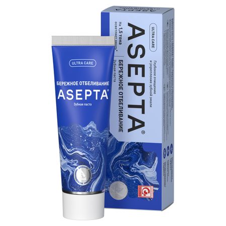 Зубная паста Асепта plus бережное отбеливание 300₽