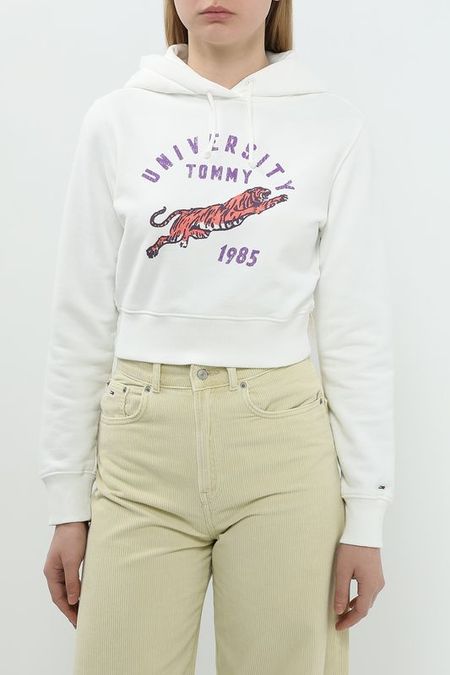 Худи хлопковое с принтом Tommy Jeans 9127₽