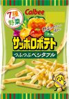 [Картофель Саппоро] Картофель Calbee Sapporo Tube Vegetables 24 г x 24 пакета Шпинат Морковь Зеленый перец Тыква Помидор Лук Красная свекла зелёный