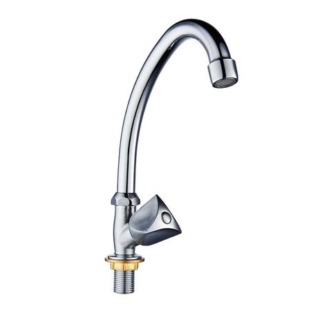 Кран для одного типа воды Ростовская Мануфактура Сантехники SL119-270F Хром 950₽