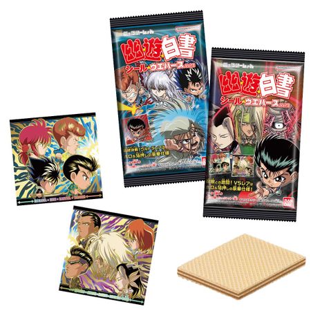 BANDAI Niformation Yu Yu Hakusho Seal Wafers Candy Yu Yu Hakusho vol.2 (20 штук) Игрушки/Вафли