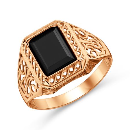 Золотая печатка с ониксом 54990₽