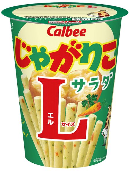 [Jagarico] Салат Calbee Jagarico L размер 68 г x 12 шт. Закуска Закуска Закуска