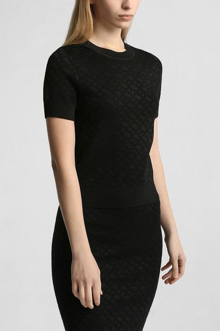 Джемпер с коротким рукавом и принтом BOSS 13537₽