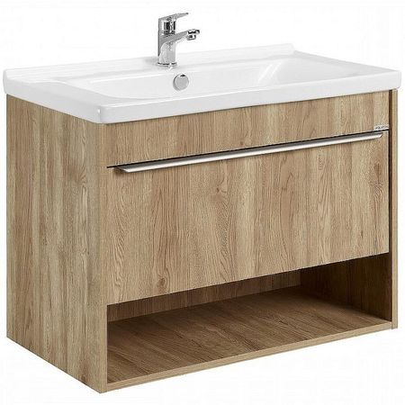 Тумба под раковину Aquaton Хоуп 80 1A287301HP6C0 подвесная Орех 14195₽