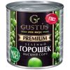 Горошек Gustus зеленый высший сорт, жестяная банка 400 г