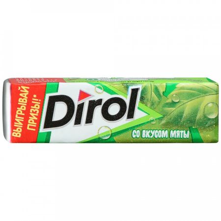 Жевательная резинка Dirol Мята, 13.6 г