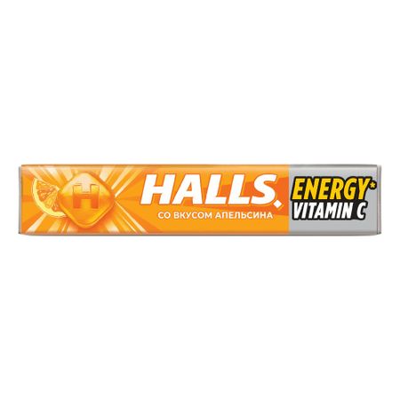 Леденцы Halls Апельсин-витамин C, 25 г