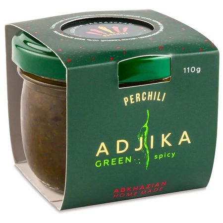 Аджика Абхазская Perchili острая зеленая классическая 110 г