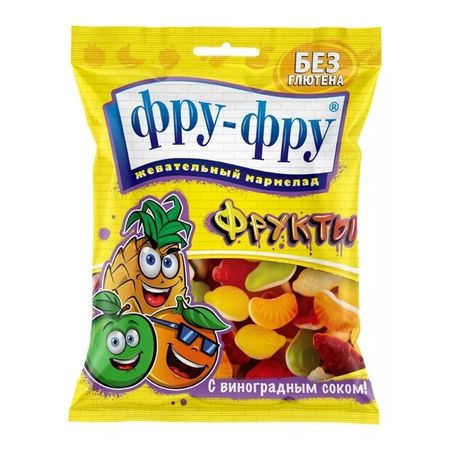 Жевательный мармелад Фру-фру фрукты 80 г