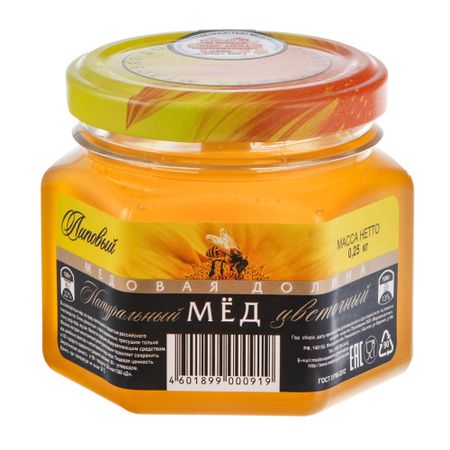 Мед Медовая долина липовый 250 г