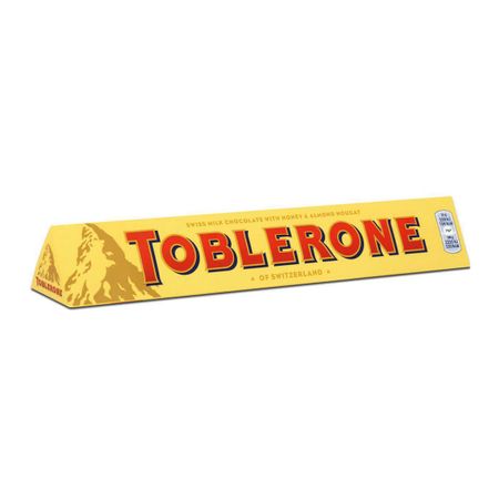 Шоколад Toblerone молочный с медово-миндальной нугой 36 г