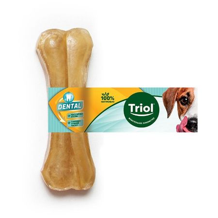 Triol лакомство Косточка жевательная DENTAL 75см - 20 г 67₽