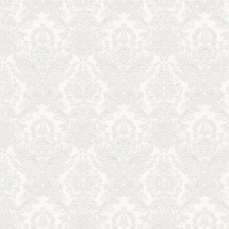 Обои Prima Italiana Medici 80001 Винил на флизелине 10610 БелыйСеребряный Дамаск 5200₽