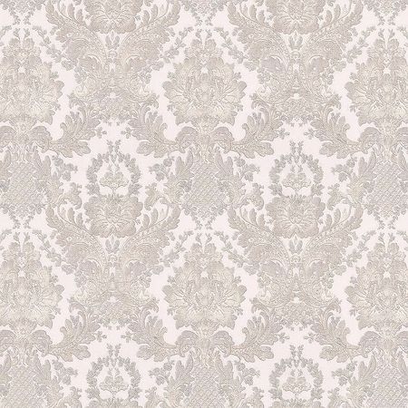 Обои Prima Italiana Medici 80009 Винил на флизелине 10610 БежевыйСерыйСеребряный Дамаск 5200₽