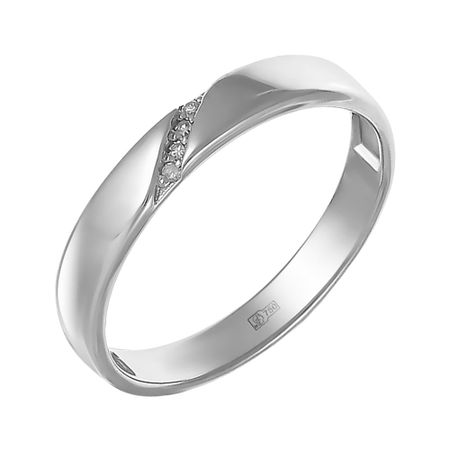 Золотое обручальное кольцо с бриллиантами 41990₽