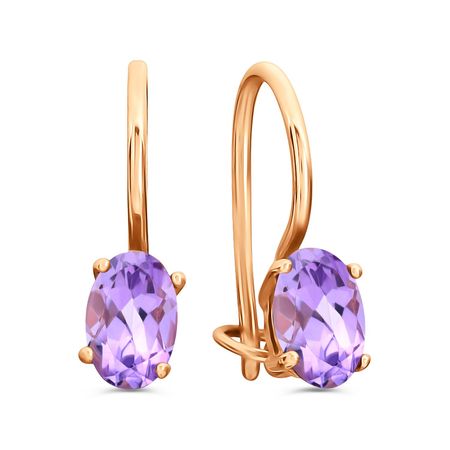 Золотые серьги со шпинелью нано 16170₽