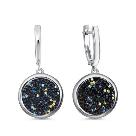 Серебряные серьги с кристаллами 6990₽