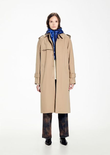 Тренч бежевый David Novaya