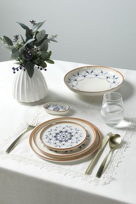 Тарелка фарфоровая с принтом Reflect Pioli