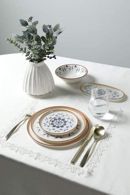 Блюдце фарфоровое с принтом Reflect Pioli 442₽