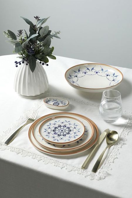 Тарелка фарфоровая с принтом Reflect Pioli 1390₽