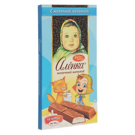 Шоколад Аленка с молочной начинкой 100 г