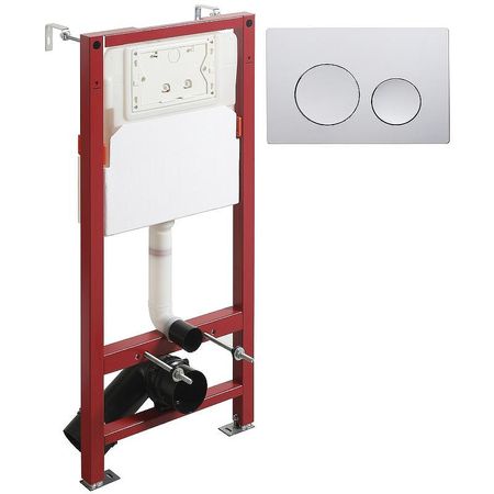 Инсталляция Agger ACC500APB0100 для унитаза с клавишей смыва Хром глянцевый 20490₽