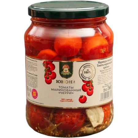Томаты Юнона маринованные Черри 700 г