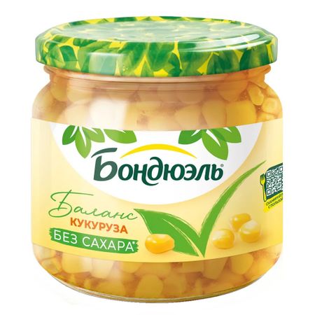Кукуруза Bonduelle в зернах без сахара зож 350 мл