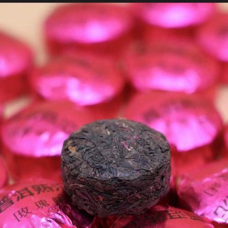 500g Menghai Rose-Flavored Mini Xiaotuo Pu er Tea Healthy Natural Cooked Tea