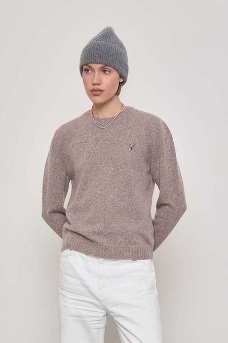 Кашемировый джемпер с круглым вырезом Dasha Phi