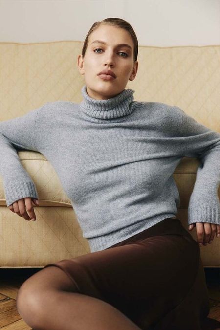 Кашемировый свитер с воротом Dasha Phi