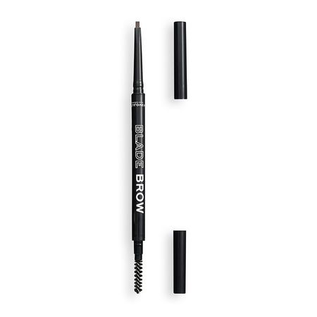 Карандаш для бровей REVOLUTION RELOVE MICRO BLADE BROW с щеточкой тон dark brown