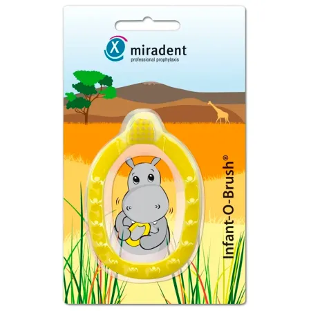 Детская зубная щетка miradent INFANT-O-BRUSH желтый 369₽