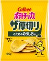 [Картофельные чипсы] Картофельные чипсы Calbee Sosa, толстые ломтики, со вкусом водорослей, 55 г x 12 пакетиков. Закуски. Закуски. Картофельные чипсы.
