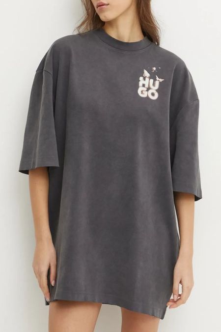 Платье хлопковое с принтом HUGO 14990₽