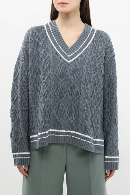 Пуловер текстурный свободного кроя BELUCCI 5767₽