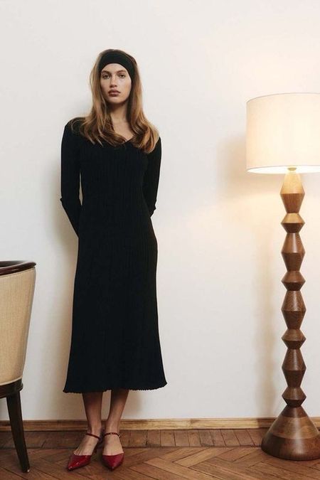 Вязаное платье из хлопка Dasha Phi