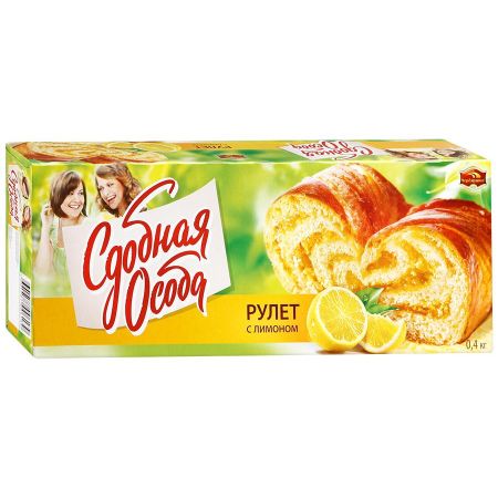 Рулет Черемушки с лимоном, 400 г